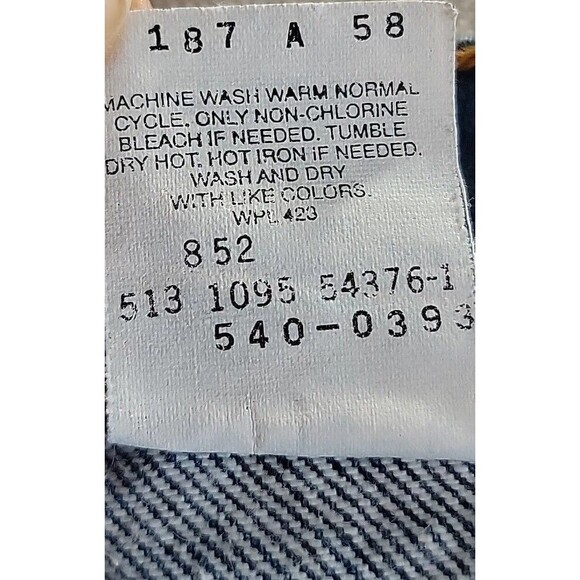 Vintage Levis 540 Mens 36x30 Jeans Relaxed High Rise Medium Blue USA 90s EUC - Picture 14 of 16